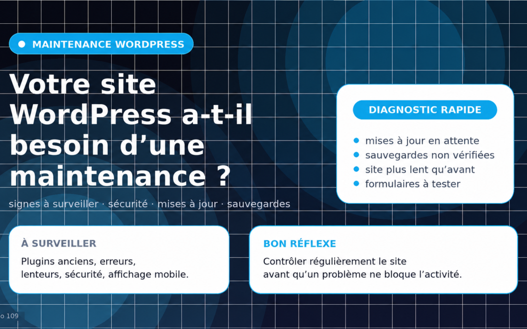 Comment savoir si un site WordPress a besoin d’une maintenance ?